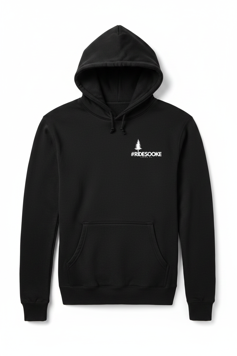 RideSooke Get Scenic Hoodie - Front #RideSooke chest logo